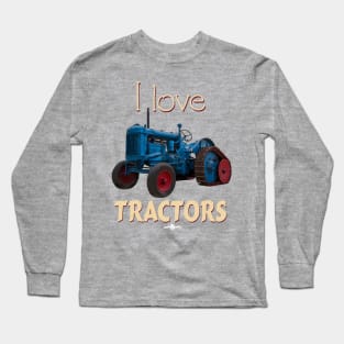 I Love Tractors Fordson Half Track Long Sleeve T-Shirt